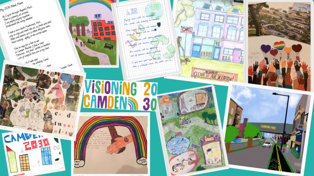 Collage for Visioning Camden 2030