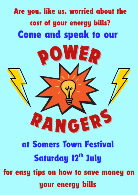 Poster for Somers Town Festival